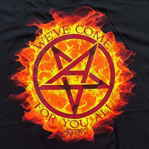 Vintage ANTHRAX "We've Come For You All" T-Shirt - Picture 4 of 9